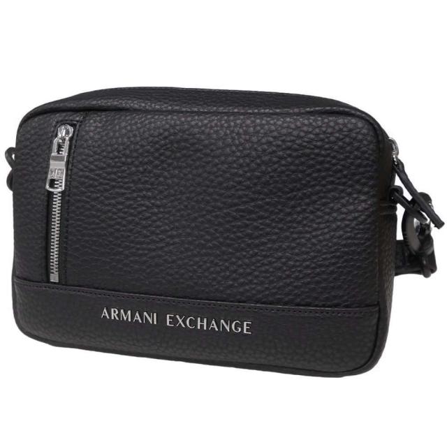 ARMANI EXCHANGE A/X アルマーニエクスチェンジ バッグ メンズ ショルダーバッグ 2way 952663 CC828 ポーチ ブランド ロゴ カジュアル スポーティ 軽量 ブラック 定番人気商品