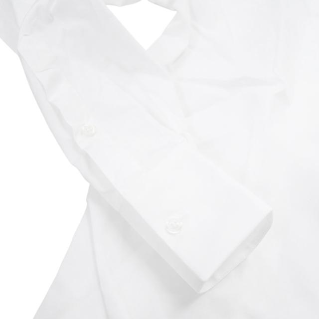 旧モデルセール！ BAGUTTA バグッタ ノーカラーシャツ メンズ コットン 綿100％ T099 / NOBU ホワイト_6