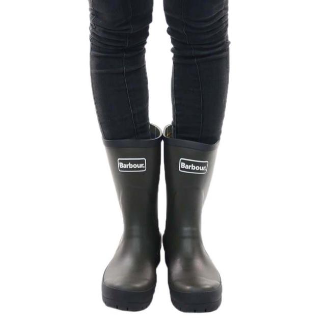 BARBOUR バブアー レインブーツ レディース LRF0084 / BANBURY ダーク