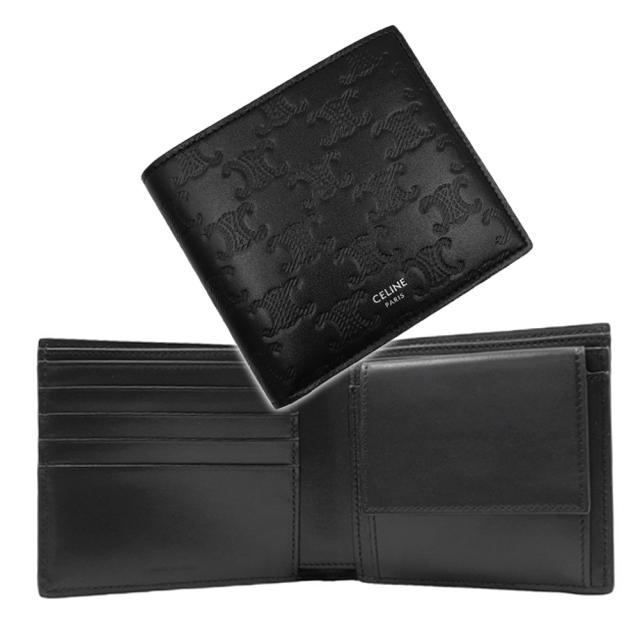 セリーヌ CELINE 二つ折り財布 メンズ ♪（CELINE(セリーヌ