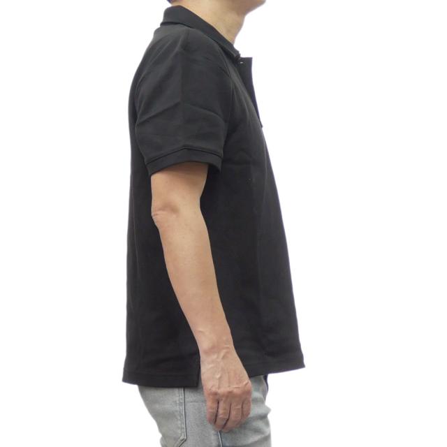 旧モデルセール！ CALVIN KLEIN JEANS カルバンクラインジーンズ ポロシャツ 半袖 メンズ 鹿の子 コットン 綿100％ J327040 ブラック_2
