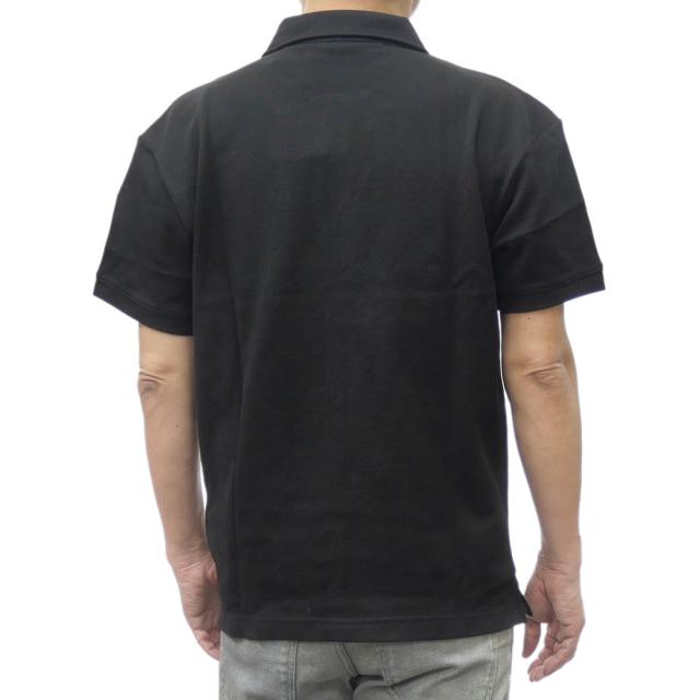 旧モデルセール！ CALVIN KLEIN JEANS カルバンクラインジーンズ ポロシャツ 半袖 メンズ 鹿の子 コットン 綿100％ J327040 ブラック_3