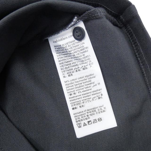 旧モデルセール！ CALVIN KLEIN JEANS カルバンクラインジーンズ ポロシャツ 半袖 メンズ 鹿の子 J327534 スモーキーグレー_9