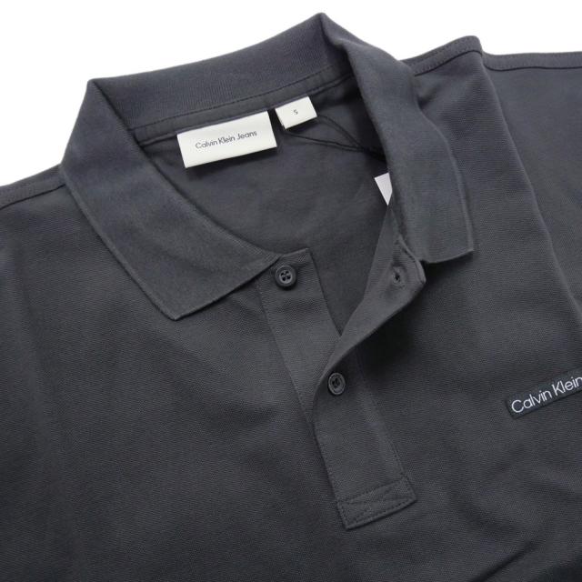旧モデルセール！ CALVIN KLEIN JEANS カルバンクラインジーンズ ポロシャツ 半袖 メンズ 鹿の子 J327534 スモーキーグレー_5
