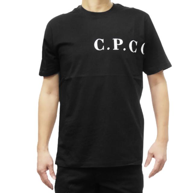 セールSS C.P. COMPANY シーピーカンパニー Tシャツ メンズ 半袖 クルーネック コットン 綿100％/18CMTS139A 005100W ブラック