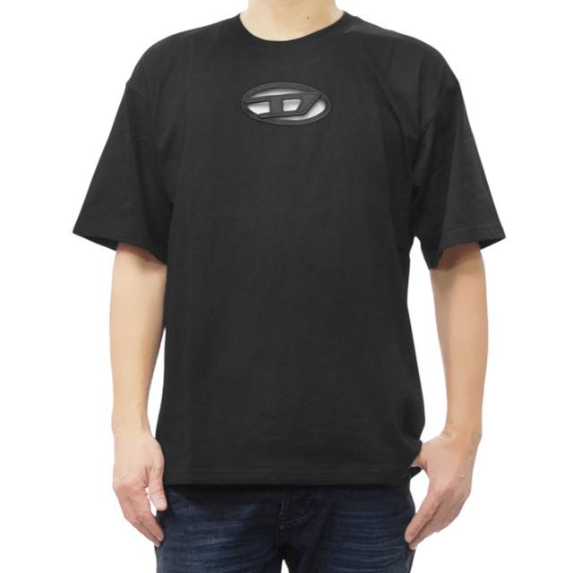 【38％OFF！】DIESEL ディーゼル メンズクルーネックTシャツ A15180 0NIAX / T-BOXT-0D ブラック 2025春夏新作の通販は