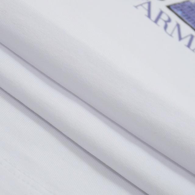 旧モデルセール！ EMPORIO ARMANI エンポリオアルマーニ EA7 Tシャツ レディース トップス 半袖 ラウンドネック 7W000183 AF10373 ブランド スパンコール ロゴ グラデーション カジュアル スポーティ ジム ホワイト_9