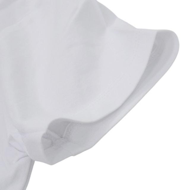 旧モデルセール！ EMPORIO ARMANI エンポリオアルマーニ EA7 Tシャツ レディース トップス 半袖 ラウンドネック 7W000183 AF10373 ブランド スパンコール ロゴ グラデーション カジュアル スポーティ ジム ホワイト_7