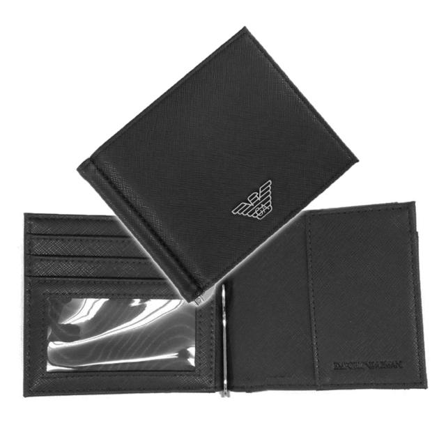 シャツ EMPORIO ARMANI エンポリオアルマーニ 二つ折り財布 ウォレット YEM122