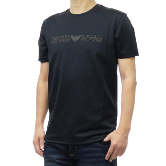 セールSS EMPORIO ARMANI UNDERWEAR エンポリオアルマーニ アンダーウェア Tシャツ メンズ 半袖 クルーネック EM000377 AF10791 ネイビー