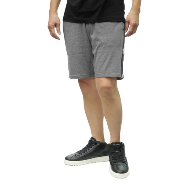 セールSS EMPORIO ARMANI UNDERWEAR エンポリオアルマーニ アンダーウェア ショートパンツ メンズ EM000495 AF10781 ブランド ロゴ ラインテープ 短パン グレー