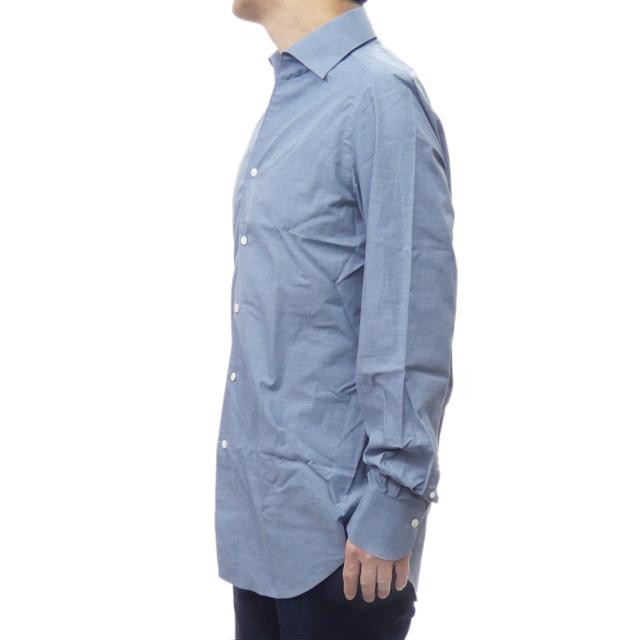 セールSS FINAMORE フィナモレ カジュアルシャツ メンズ コットン 綿100％ 無地 MILAN022 045985 C0684 USTICA ブルー セールSS FINAMORE フィナモレ カジュアルシャツ メンズ コットン 綿