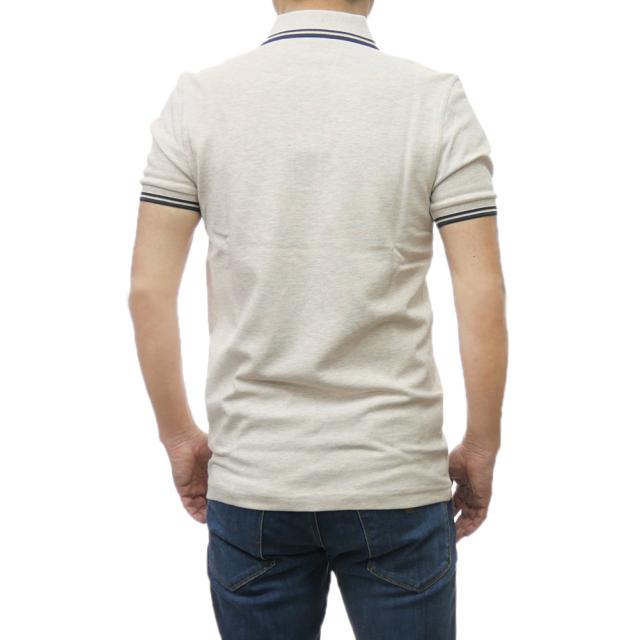 希少 XL フレッドペリー M3600 ポロシャツ 鹿の子 深緑 月桂樹ロゴ