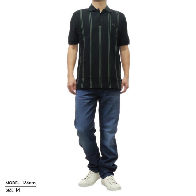 セールSS FRED PERRY フレッドペリー ポロシャツ 半袖 メンズ 鹿の子