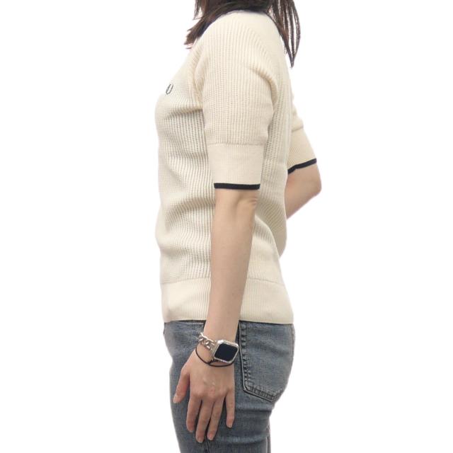FRED PERRY フレッドペリー Tシャツ レディース 半袖 ニット FRED PERRY フレッドペリー Tシャツ レディース 半袖 ニット