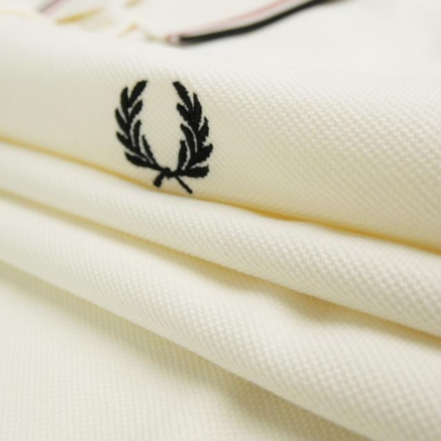 FRED PERRY フレッドペリー ポロシャツ 半袖 レディース G3600 / TWIN TIPPED FRED PERRY SHIRT ホワイト