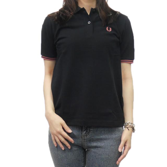 フレッドペリー ブラック ポロシャツ半袖 ポロシャツ 半袖 FRED PERRY