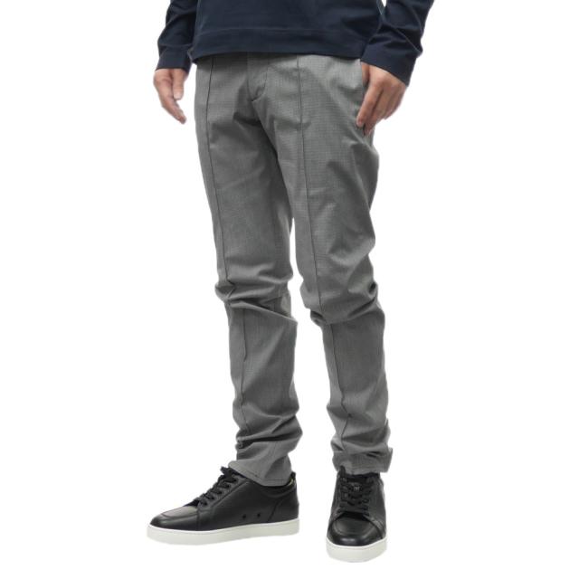 セールSS GIAB’S ARCHIVIO ジャブス アルキビオ ストレッチパンツ メンズ MASACCIO/M1 A3731 チャコールチェック