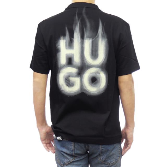 セールSS HUGO・HUGO BOSS ヒューゴボス Tシャツ メンズ 半袖 クルーネック コットン 綿100％ 50530434 10259511 / Dalsar ブラック
