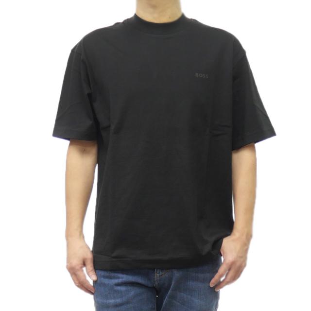 セールSS HUGO BOSS ヒューゴボス Tシャツ メンズ 半袖 クルーネック コットン 綿100％ 50540520 10271357 Te numbers バックプリント ブランド ロゴ 大きいサイズ ブラック セールSS HUGO BOSS ヒューゴボス Tシャツ メンズ 半袖 クルーネック