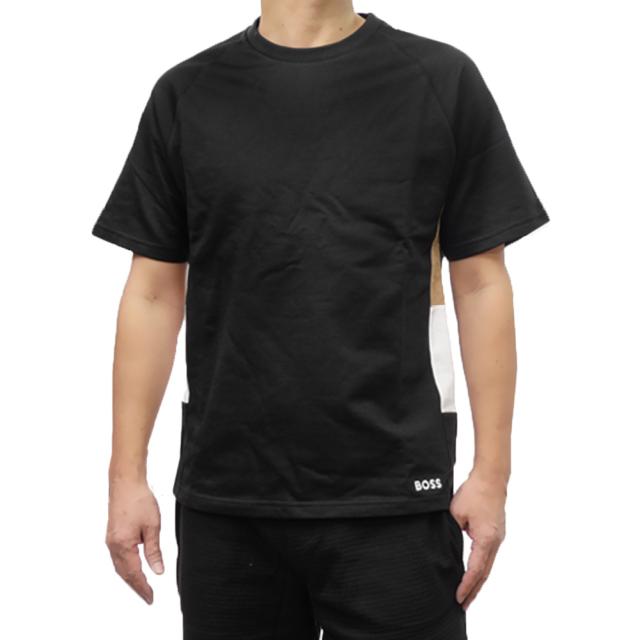 セールSS HUGO BOSS ヒューゴボス Tシャツ メンズ 半袖 クルーネック コットン 綿100％ 50535784 10269546 / Iconic T-Shirt ブラック