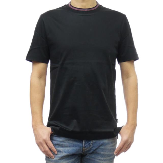 セールSS HUGO BOSS ヒューゴボス Tシャツ メンズ 半袖 クルーネック コットン 綿100％ 50531793 10269639 / H-tessler199 ブラック