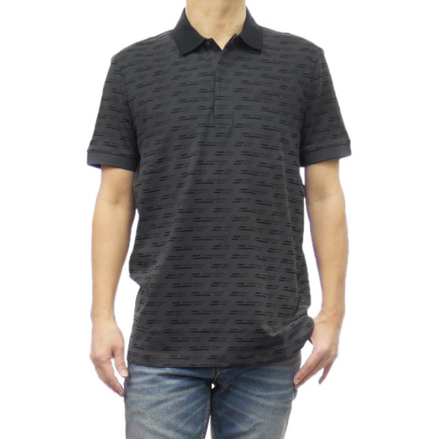 セールSS HUGO BOSS ヒューゴボス ポロシャツ 半袖 メンズ スムースポロシャツ 50534269 10268875 / PaddyTapeAo ダークグレー