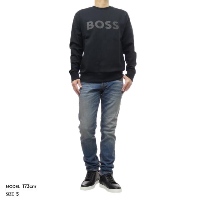 【29％OFF！】HUGO BOSS ヒューゴボス メンズトレーナー 50506119 10256713 / Salbo ブラック 定番人気商品の通販は