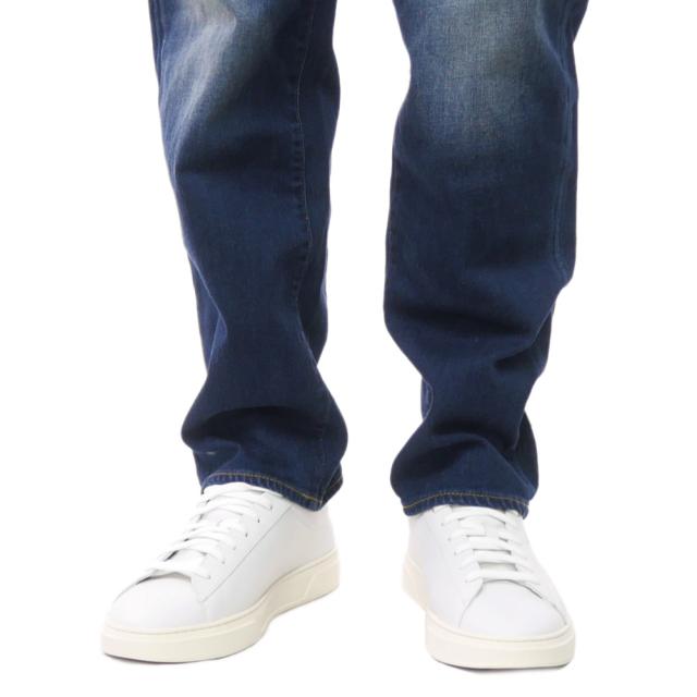 旧モデルセール！ HUGO BOSS ヒューゴボス メンズ スニーカー 靴 シューズ ローカット レザー 50536480 10214620 Kieran Tenn bu ホワイト