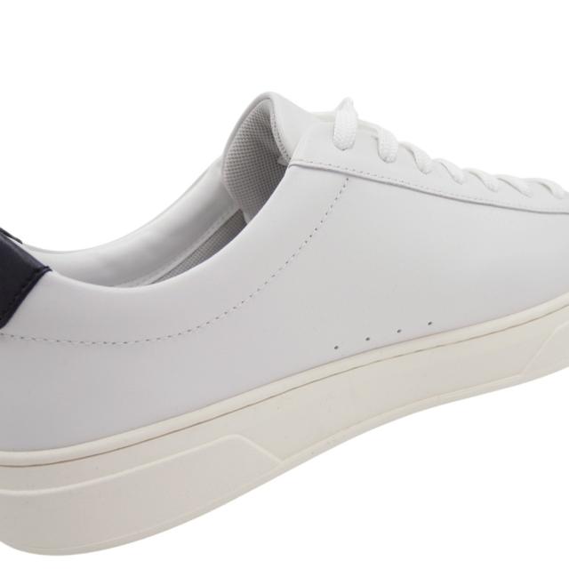 旧モデルセール！ HUGO BOSS ヒューゴボス メンズ スニーカー 靴 シューズ ローカット レザー 50536480 10214620 Kieran Tenn bu ホワイト