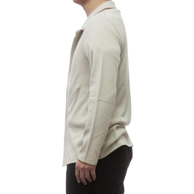 旧モデルセール！ LARDINI ラルディーニ ジャケット メンズ コットン 綿100％ ニット ESLMML400 ES64012 ブランド カジュアル キレイめ 上品 グレージュ_2