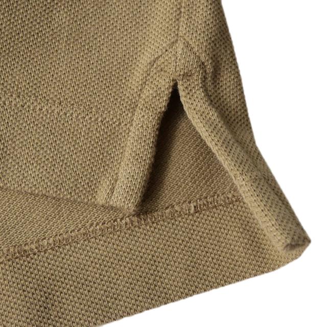 旧モデルセール！ MAISON KITSUNE メゾンキツネ ポロシャツ 半袖 メンズ 鹿の子 コットン 綿100％ MM00210 KJ7010 BOLD FOX HEAD PATCH COMFORT POLO 無地 ワンポイント ブランド ロゴ カジュアル スポーティ 大きいサイズ ブラウン_8