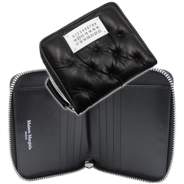 Maison Margiela 二つ折り財布 ブラック 正規品/定価7.5万