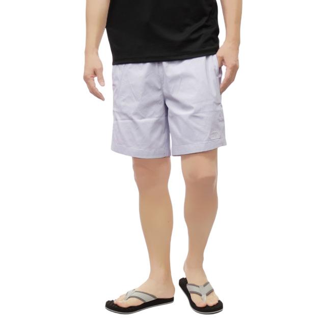 セールSS THE NORTH FACE ノースフェイス ショートパンツ メンズ ショーツ NF0A8BHV M CLASS V PATHEINDER ブランド ロゴ 刺繍 短パン カジュアル スポーティ アウトドア トレーニング 大きいサイズ ラベンダー