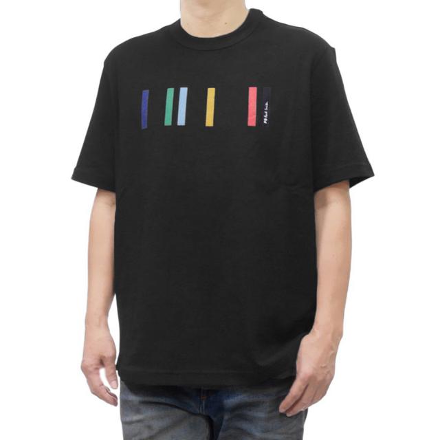 セールSS PS PAUL SMITH ポールスミス Tシャツ メンズ 半袖 クルーネック コットン 綿100％ M2R 204Z PP4816 ブランド ロゴ カジュアル スポーティ シンプル おしゃれ 大きいサイズ ブラック