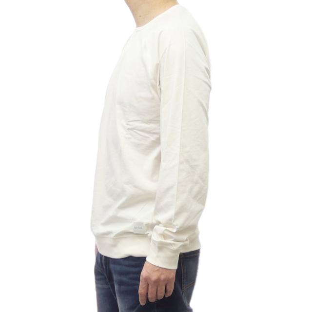 セールSS PAUL SMITH ポールスミス Tシャツ メンズ 長袖 クルーネック コットン 綿100％ ロンT M1A 2990K AU278B クリーム 定番人気商品 セールSS PAUL SMITH ポールスミス Tシャツ メンズ 長袖 クルーネック
