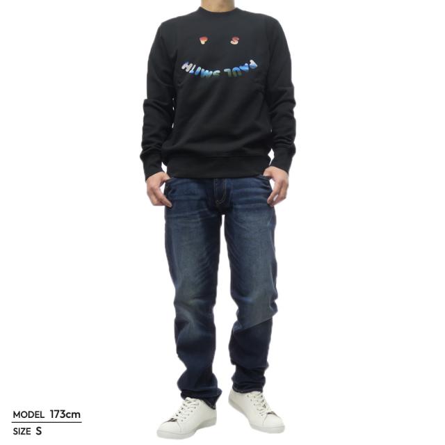 旧モデルセール！ PS PAUL SMITH ポールスミス トレーナー メンズ コットン 綿100％ M2R 027R PP5016 ブラック_1