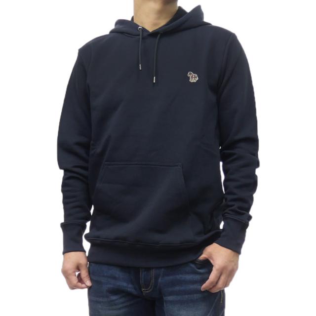 セールSS PS PAUL SMITH ポールスミス パーカー メンズ プルオーバー コットン 綿100％ M2R 284S KZEBRA ネイビー 定番人気商品