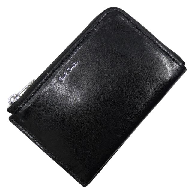 セールSS PAUL SMITH ポールスミス ケース メンズ カードケース M1A 8069 PCARDS ブラック×ネイビー