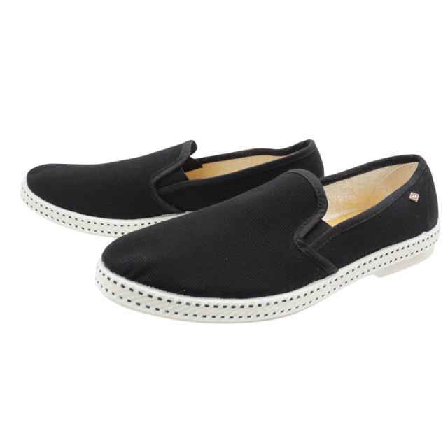 セールSS RIVIERAS リビエラ スリッポン メンズ 1001 / CLASSIC TOILE ブラック