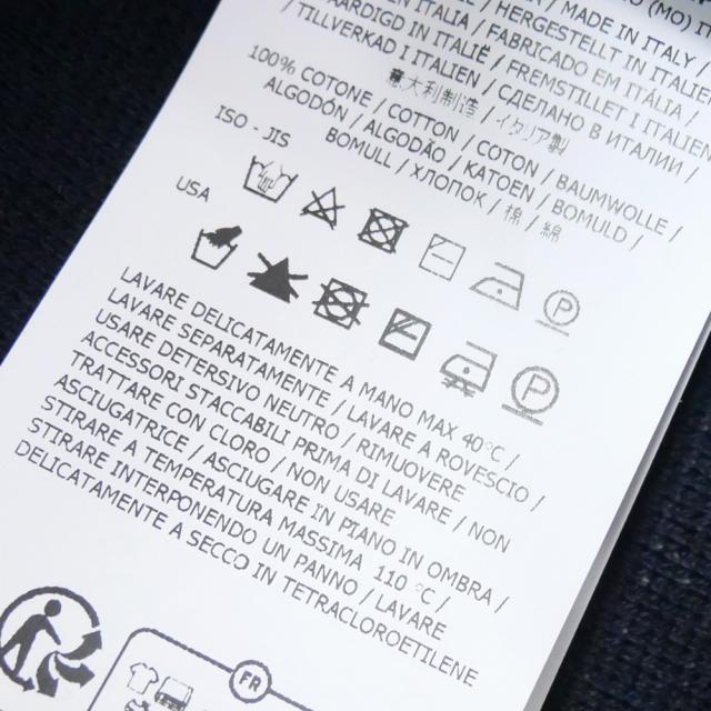旧モデルセール！ STONE ISLAND ストーンアイランド セーター メンズ コットン 綿100％ ニットセーター 5100037 ネイビーブルー