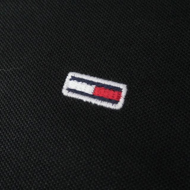 旧モデルセール！ TOMMY JEANS トミージーンズ トミーヒルフィガー ポロシャツ 半袖 メンズ 鹿の子 コットン 綿100％ DM21306 ブラック_6