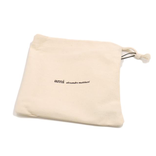 AMI PARIS アミパリス レザー キーリング メンズ レディース ユニセックス キーホルダー USL718.AL0139 ブラック 2026春夏新作_4