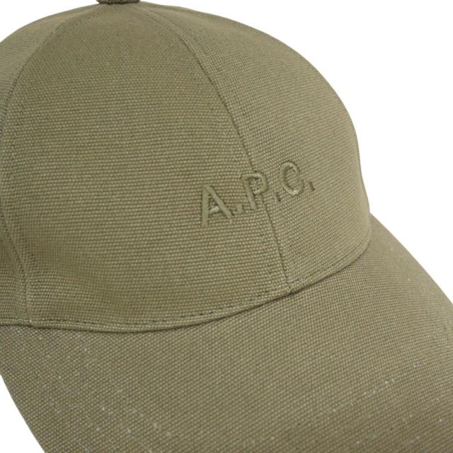A.P.C. アーペーセー 帽子 メンズ レディース ユニセックス キャップ COGYX-M24069 カーキ 2026春夏新作_3