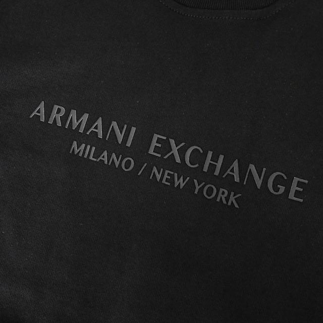 ARMANI EXCHANGE A/X アルマーニエクスチェンジ トレーナー メンズ 長袖 綿100％ XM001284 AF20934 ブラック 定番人気商品_6