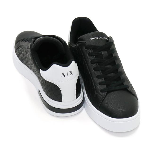 ARMANI EXCHANGE A/X アルマーニエクスチェンジ スニーカー メンズ ローカットスニーカー シューズ 靴 XM000140 AF11916 ブラック 2026春夏新作