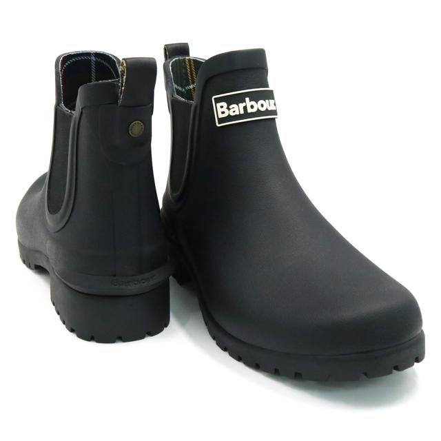 BARBOUR バブアー ブーツ レディース レインブーツ シューズ レインシューズ LRF0066 / WILTON ブラック 定番人気商品_1