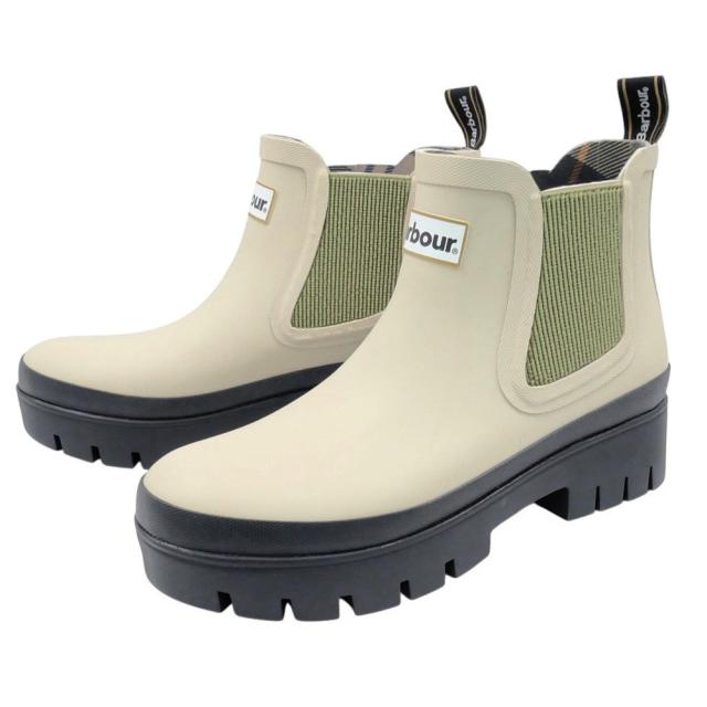 BARBOUR バブアー レディース レインブーツ 長靴 LRF0100 / HALTON ライトベージュ 2026春夏新作