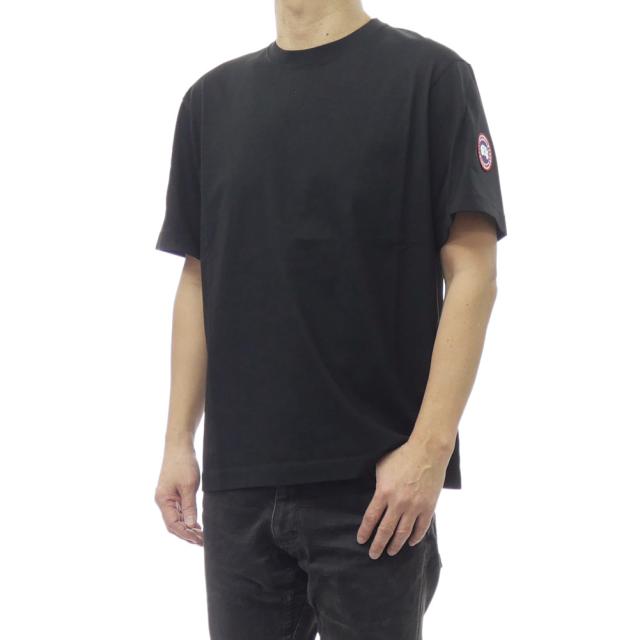 CANADA GOOSE カナダグース Tシャツ メンズ 半袖 綿100％ クルーネックTシャツ 1328M / NOVO T-SHIRT ブラック 2026春夏新作