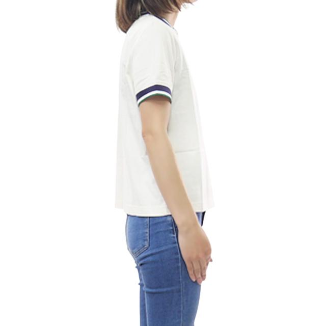CALVIN KLEIN JEANS カルバンクラインジーンズ カルバンクライン レディース Tシャツ クルーネックTシャツ 半袖 トップス 47F226G アイボリー 2026春夏新作_2